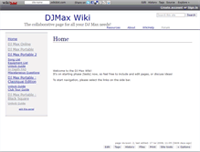 Tablet Screenshot of djmax.wikidot.com
