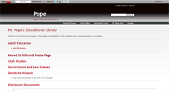 Desktop Screenshot of pope.wikidot.com