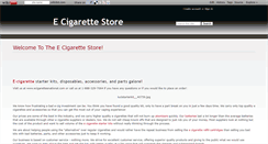 Desktop Screenshot of ecigarettestore.wikidot.com