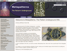 Tablet Screenshot of metapatterns.wikidot.com