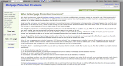 Desktop Screenshot of new-mortgageprotectioninsurance.wikidot.com