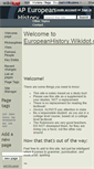 Mobile Screenshot of europeanhistory.wikidot.com