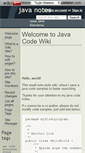 Mobile Screenshot of javacode.wikidot.com