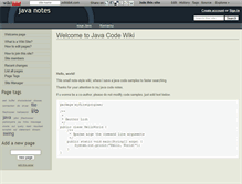 Tablet Screenshot of javacode.wikidot.com