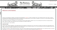 Desktop Screenshot of bestiary.wikidot.com