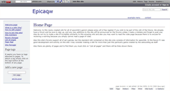 Desktop Screenshot of epicaqw.wikidot.com