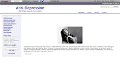 Desktop Screenshot of anti-depression.wikidot.com
