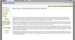 Desktop Screenshot of gamecopypro.wikidot.com