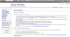 Desktop Screenshot of linuxdriverz.wikidot.com