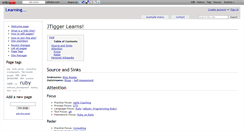 Desktop Screenshot of jtigger-learning.wikidot.com