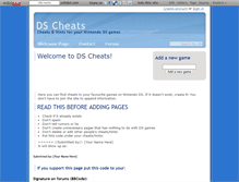 Tablet Screenshot of ndscheats.wikidot.com