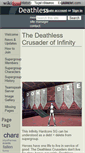 Mobile Screenshot of deathlesscrusaders.wikidot.com
