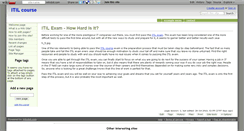 Desktop Screenshot of itil-course.wikidot.com