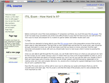 Tablet Screenshot of itil-course.wikidot.com