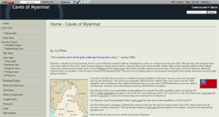 Desktop Screenshot of myanmarcaves.wikidot.com