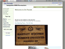 Tablet Screenshot of on-parade.wikidot.com