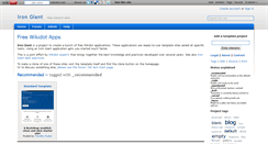 Desktop Screenshot of irongiant.wikidot.com