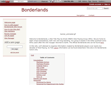 Tablet Screenshot of borderlands.wikidot.com