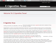 Tablet Screenshot of ecigarettestexas.wikidot.com