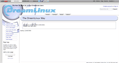 Desktop Screenshot of dream-linux.wikidot.com
