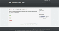 Desktop Screenshot of doublebass.wikidot.com