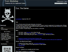Tablet Screenshot of evosworkshop.wikidot.com