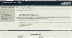 Desktop Screenshot of learninglinux.wikidot.com