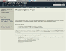 Tablet Screenshot of learninglinux.wikidot.com