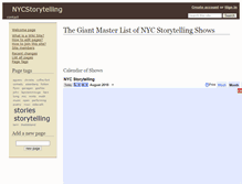 Tablet Screenshot of nycstorytelling.wikidot.com