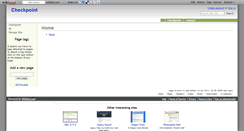 Desktop Screenshot of checkpoint.wikidot.com