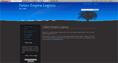 Desktop Screenshot of felegions.wikidot.com