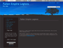Tablet Screenshot of felegions.wikidot.com