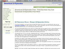 Tablet Screenshot of download24episodes.wikidot.com