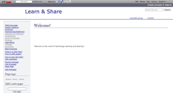 Desktop Screenshot of learnandshare.wikidot.com