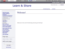 Tablet Screenshot of learnandshare.wikidot.com