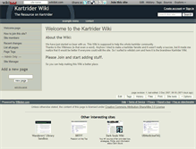 Tablet Screenshot of kartrider.wikidot.com