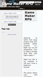 Mobile Screenshot of gamemakerrpg.wikidot.com