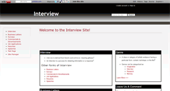 Desktop Screenshot of interview-genre.wikidot.com