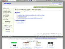 Tablet Screenshot of iqueen.wikidot.com