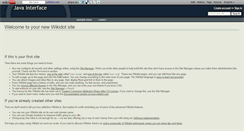 Desktop Screenshot of javainterface.wikidot.com