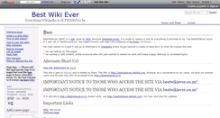 Desktop Screenshot of bestwikiever.wikidot.com