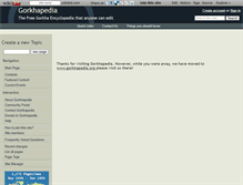 Tablet Screenshot of gorkhapedia.wikidot.com