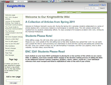 Tablet Screenshot of knightswrite.wikidot.com