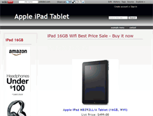 Tablet Screenshot of ipad-16gb-wifi.wikidot.com