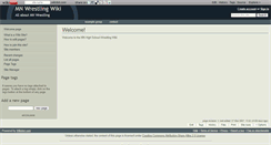 Desktop Screenshot of mnwrestling.wikidot.com