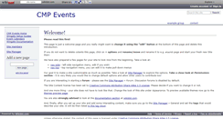 Desktop Screenshot of cmpevents.wikidot.com