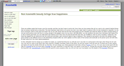 Desktop Screenshot of kosmetik.wikidot.com