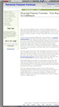 Mobile Screenshot of personal-passion-formula.wikidot.com