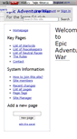 Mobile Screenshot of epicadventurewar.wikidot.com