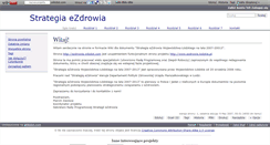 Desktop Screenshot of ezdrowie.wikidot.com